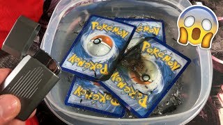 EXTREME POKEMON BURN IT OR DROWN IT! (SECRET RARE PULLED)