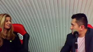 Invitado, el presentador Cesar Barragán.