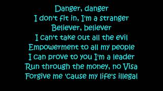 Migos -  Marshmello - Danger (Lyrics) Video