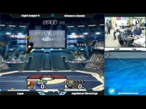 Fight Knight 4 Project M Singles Winners Semis - Toph (Falcon) vs. eyeheartlovetap (Yoshi)