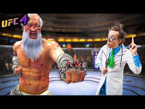 Old Bruce Lee vs. Crazy Doctor (EA sports UFC 4)