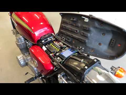 1970 Honda CB750K0 with Motogadget mo.unit blue