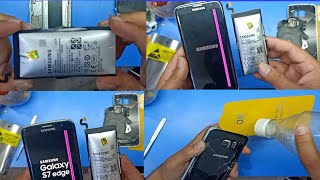 how to change battery samsung galaxy s7 edge | battery open galaxy s7 edge | remove back cover