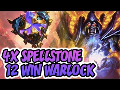 4x Spellstone 12 Win Warlock