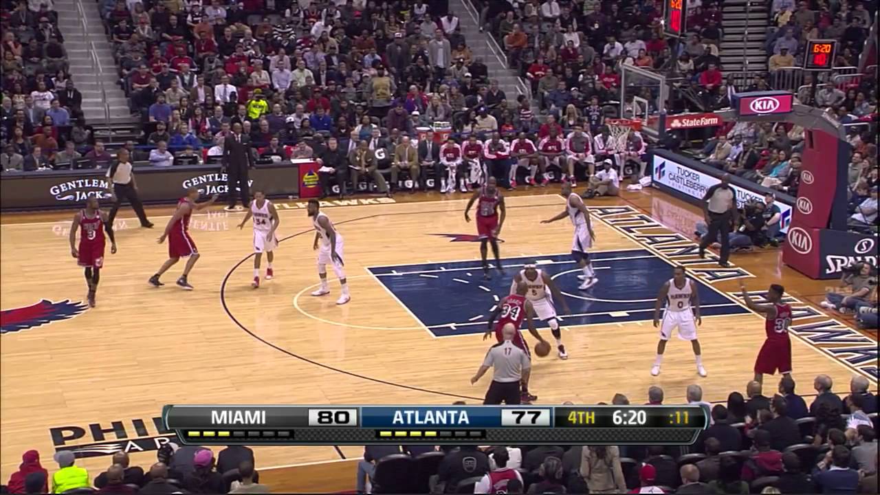 Let's Go Heat In Hawks Home Court