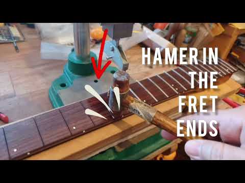How To Glue Guitar Frets Without Mess #guitartips