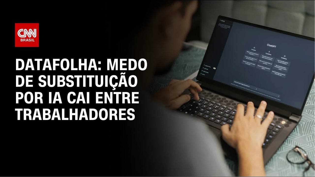 Medo de substituição por IA cai entre trabalhadores, aponta pesquisa | AGORA CNN