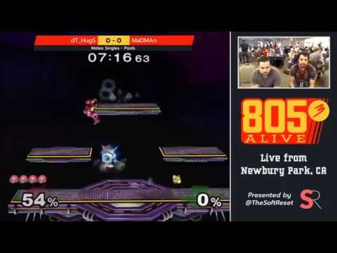 805 Alive 3 - dT | HugS (Samus) vs. MaDMAn (Fox) - Pools