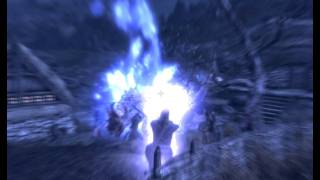 TES V: Skyrim Бой с Древним драконом и скилл разрушения-100