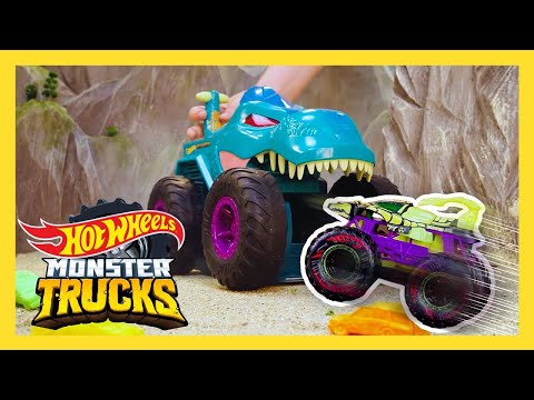 🌉 WETTKAMPF IN DER SCHLEIM-LAGUNE 🐉 | Monster Trucks | @HotWheelsDeutschland