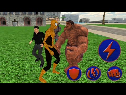 Spider City Monster Gangster Battle | Flying Spider Avenger - Android GamePlay