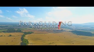 Up Trango X-race, Paragliding with the Drone Test Run!