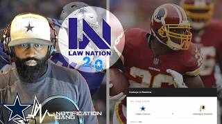 Live Dallas Cowboys VS Washington Redskins | Play -by- Play with Reaction | Post Game Review  📝