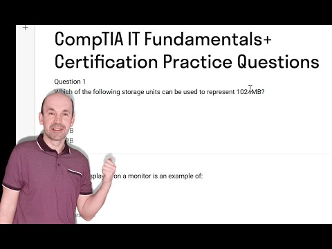 CompTIA IT Fundamentals+ FC0 U61 Certification Practice Questions #helpdesk #techsupport