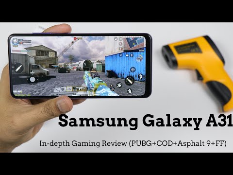 Samsung Galaxy A31 - In-depth Gaming Review (PUBG + COD + Asphalt 9 + FreeFire), battery test 🕹🎮