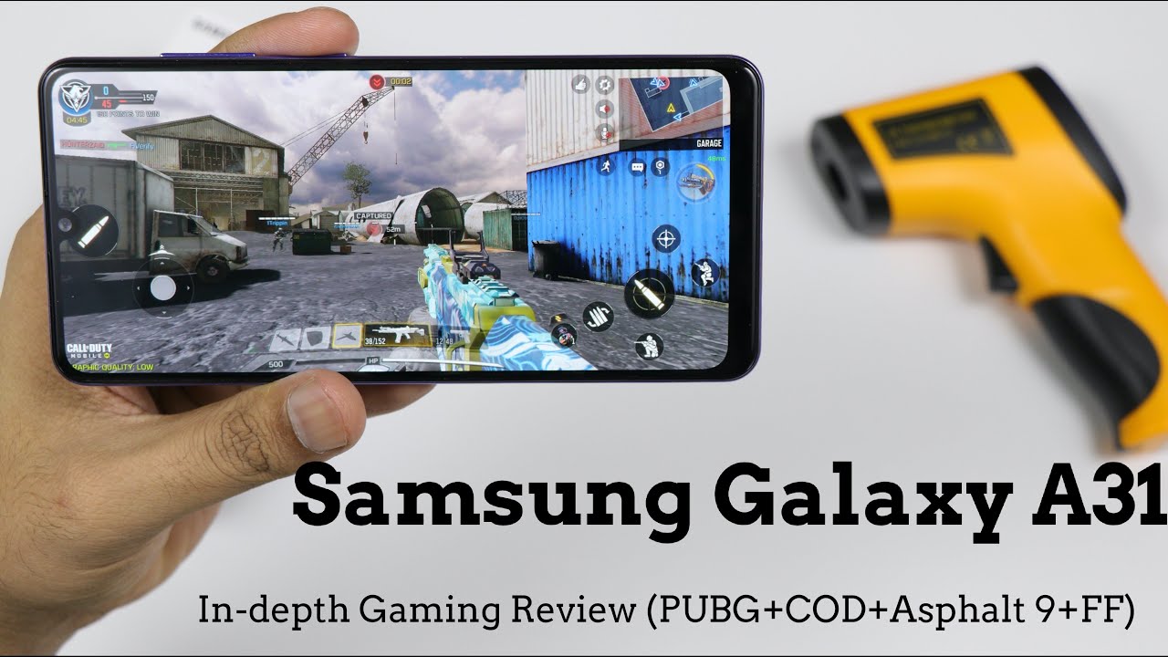 Samsung Galaxy A31 - In-depth Gaming Review (PUBG + COD + Asphalt 9 + FreeFire), battery test 🕹🎮