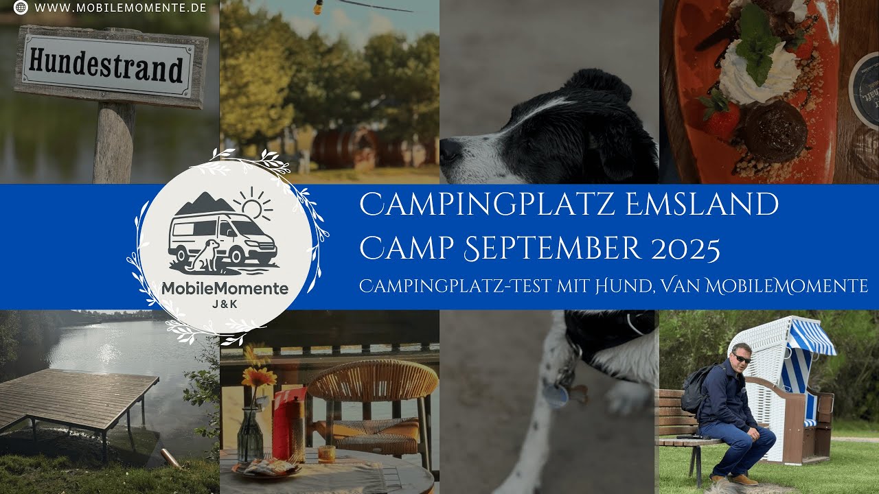 Emsland Camp 2025 – Campingplatz-Test mit Hund, Restaurant & Drohnenflug