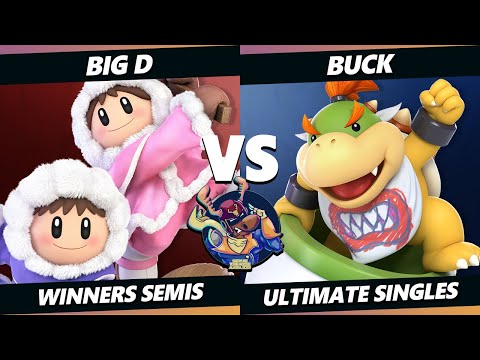 Show Me Your Moose Top 8 - Big D (Ice Climbers) Vs. Buck (Bowser Jr.) Smash Ultimate - SSBU