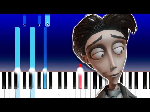 Corpse Bride - Victor's Piano Solo (Piano Tutorial)