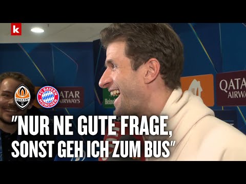 "Olise war wie bei Mario Kart, wenn du einen Stern hast": Müller und Co. nach Donezk - FC Bayern 1:5