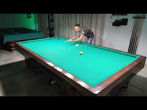 biliardo traversino e pallino da 4 di retrò