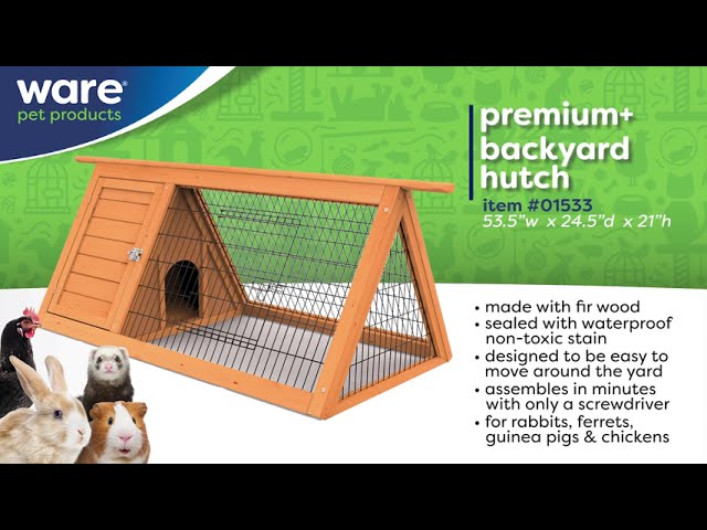 Premium+ Backyard Hutch