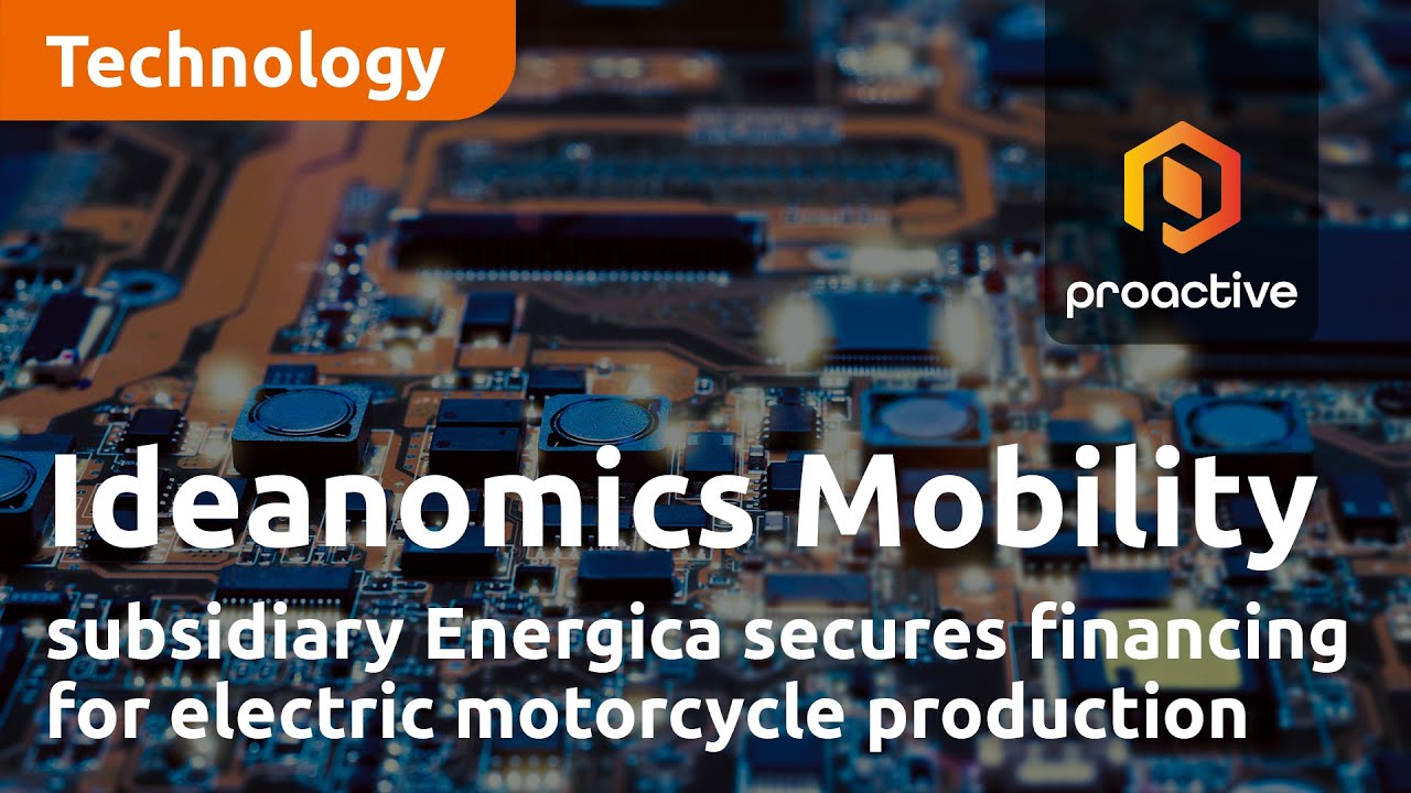 Ideanomics Mobility's subsidiary Energica secures financing for electric motorcycle production