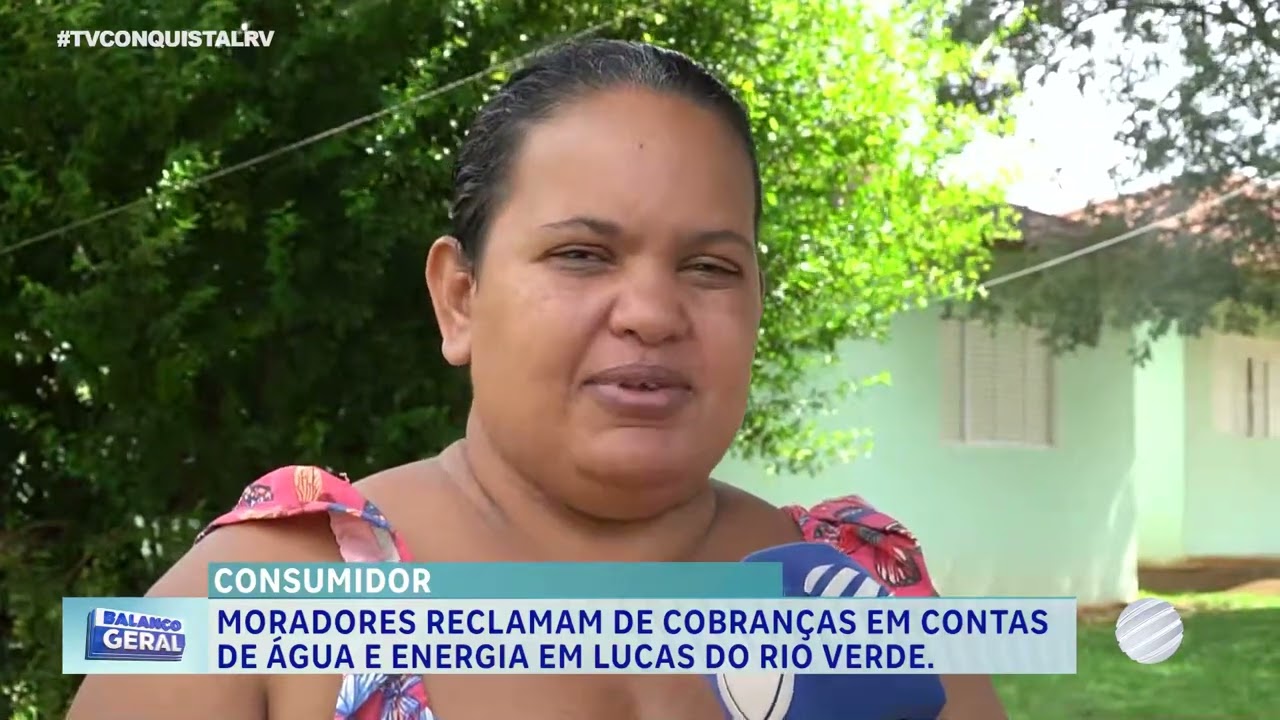 Contas de água e luz assustam moradores de Lucas do Rio Verde | Valores disparam