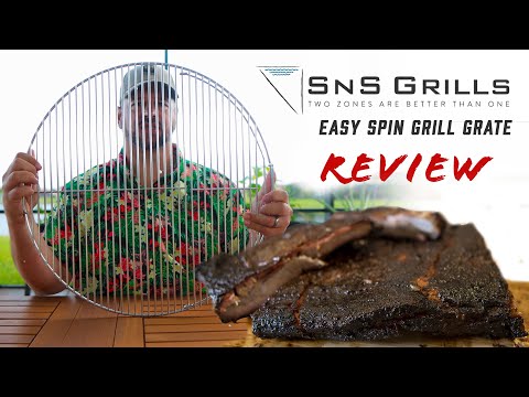 SNS Grills Easy Spin Grill Grate Review | Plus Dad tried a new method for ribs on the Kettle.