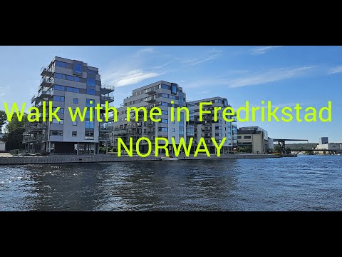 Walk with me in Fredrikstad NORWAY .