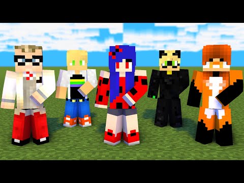 MONSTER SCHOOL : SIMPLE DIMPLE LADYBUG AND FRIENDS - MINECRAFT ANIMATION