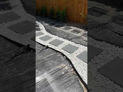 Build a Stepping Stone Walkway from Scratch | DIY Paver Pathway | Yard Transformation Pt. III #diy