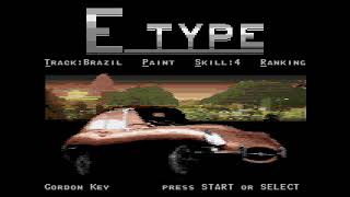 ATARI XL / XE =+ E-TYPE += AMAZING RACING GAME !!