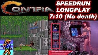 [ARCADE/MAME] Contra - Speedrun / Longplay (No death / 7min10s)