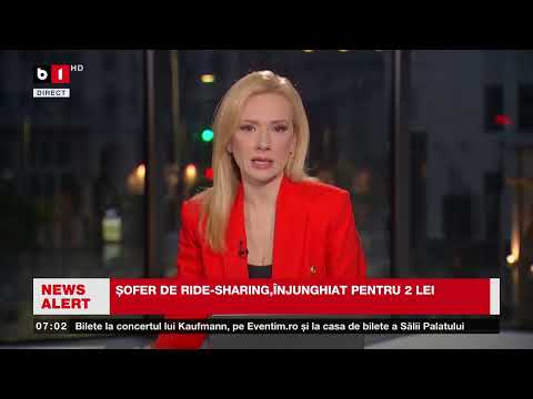 SUCEAVA - ȘOFER DE RIDE SHARING, ÎNJUNGHIAT PENTRU 2 LEI_Știri B1TV_22 nov. 2025