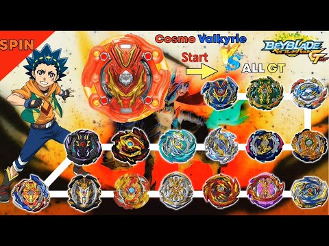 【Cosmo Valkyrie VS ALL GT】marathon Beyblade Burst DB GT 베이블레이드 버스트 진검 코스모 발키리 VS 올 진검 GT 마라톤 배틀