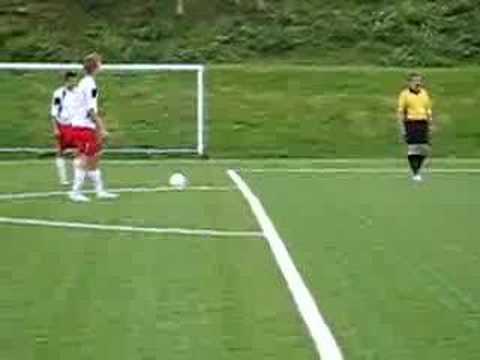 Vilhelmina - IFK Umeå. Frisparksmål.