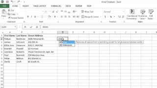 How to Delete Trailing Spaces in Excel : MS Excel Tips