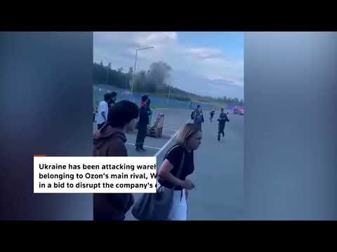 Video Thumbnail: Russia: Ozon workers evacuate just before Ukraine strike