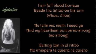 Christina Aguilera - Primer amor, Infatuation (Stripped) [ with lyrics, con letra]