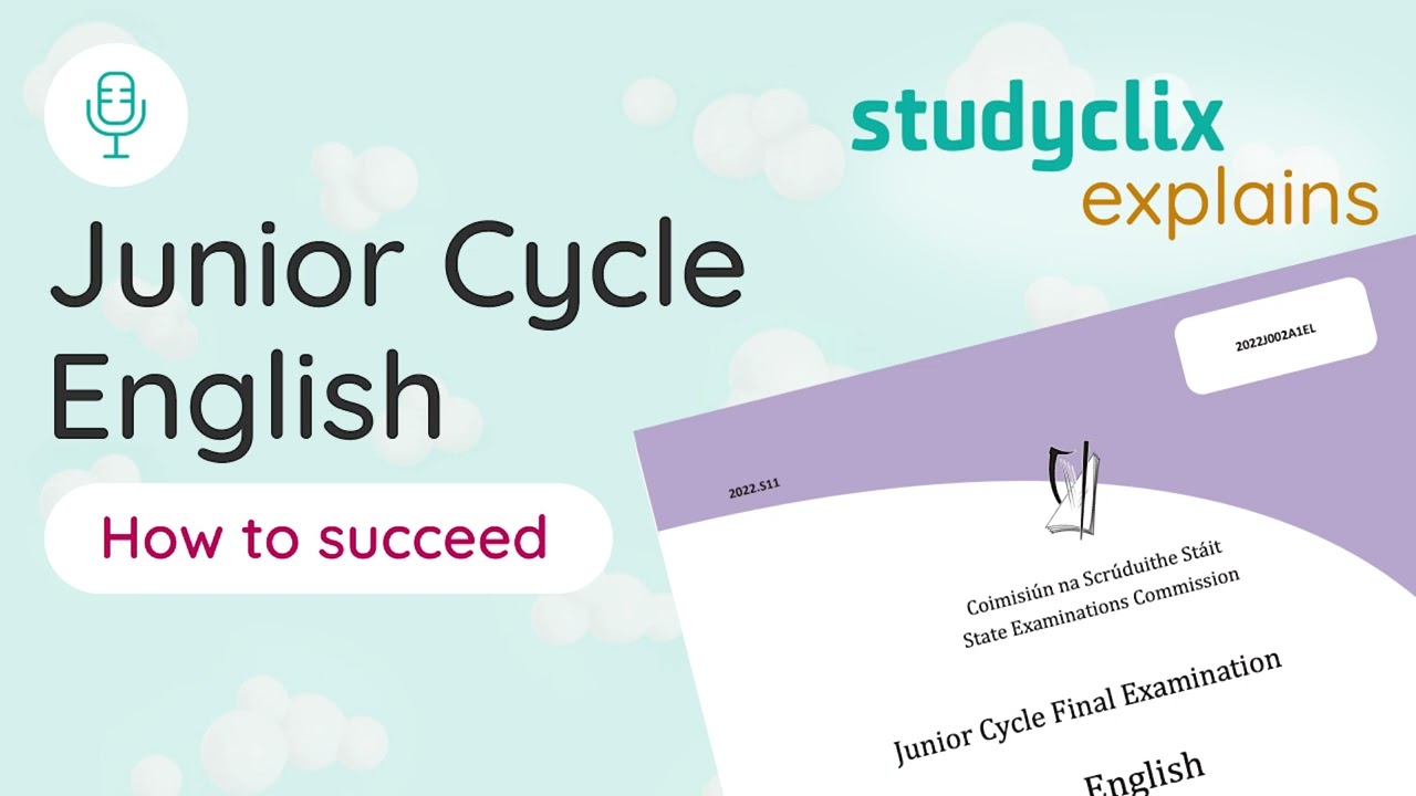 How to succeed in Junior Cycle / Junior Cert English | The Studyclix Podcast