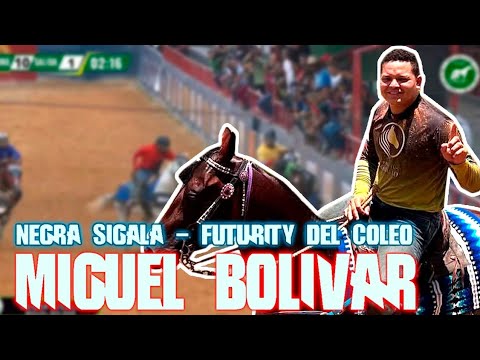 Miguel Bolivar en Negra Sigala Futurity del Coleo (Día Uno) 