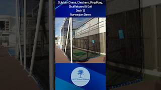 Outdoor Chess, Checkers, Ping Pong, Shuffleboard & Golf - Deck 13 - Norwegian Dawn