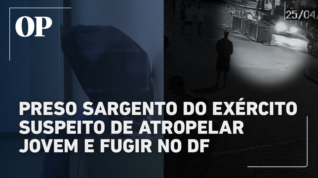Preso sargento do Ex�rcito suspeito de atropelar jovem e fugir sem prestar socorro no DF