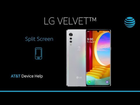 Learn How to Use Split Screen on the LG Velvet 5G | AT&T Wireless