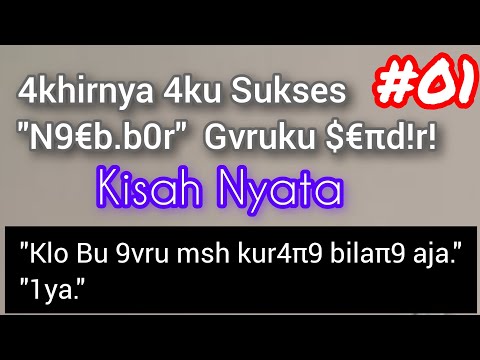 Maapi 4ku Bu, 4ku T€rl4lu C€mbvru  || Kisah Nyata