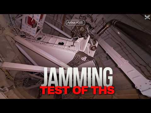 Der Test des Blockierschutzes für das verstellbare Höhenleitwerk des Airbus A320