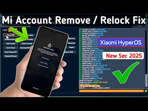 All Redmi/Xiaomi Mi Account Remove 2025 | Mi Account Unlock Tool | Free Tool | Mi Account Relock fix