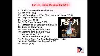 Bon Jovi - Below The Borderline (2018) Canciones Rock Americano