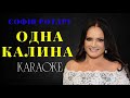 Софія Ротару Одна калина КАРАОКЕ